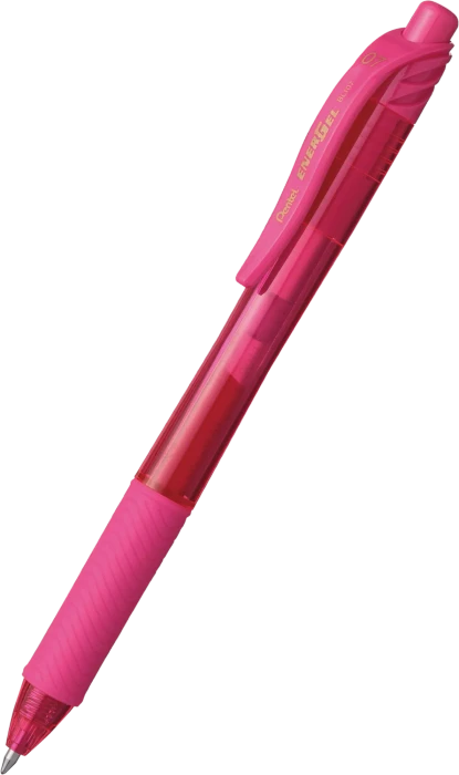 Pentel EnerGel X BL107 0.7mm/0.35mm Gelroller rosa/transparent