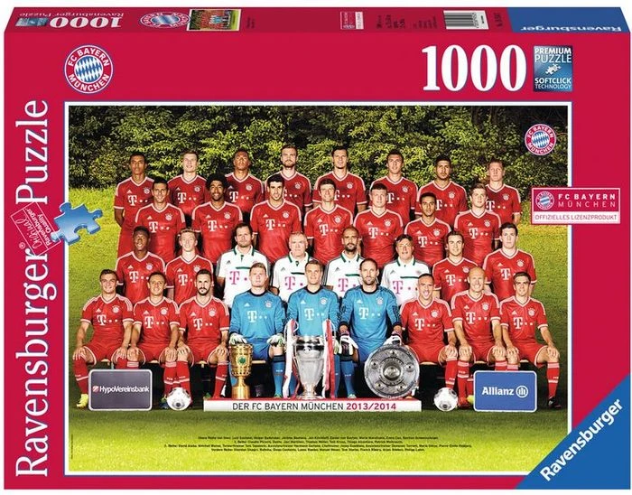 Ravensburger Puzzle FC Bayern München Saison 2013/14, 1000-tlg.
