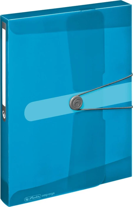 Herlitz easy orga to go Sammelbox, 40mm, A4, blau/transparent