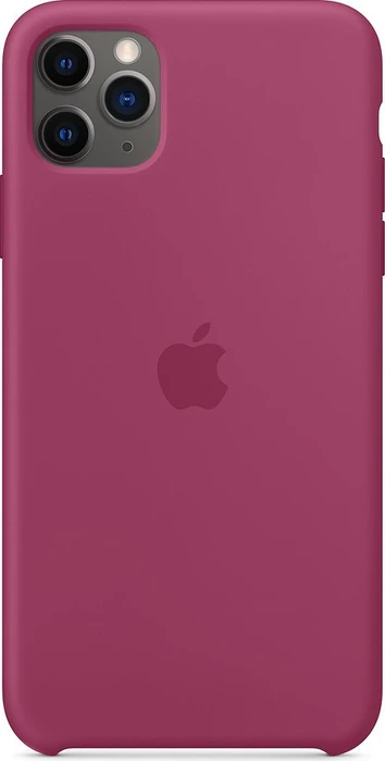 Apple Silikon Case für iPhone 11 Pro Max Granatapfel