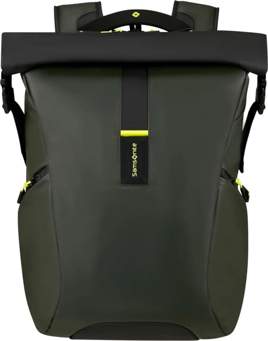 Samsonite Paradiver Light, Rolltop Backpack L, 17.3" Notebook-Rucksack, 49cm, 25/35l, erweiterbar, Jungle Green