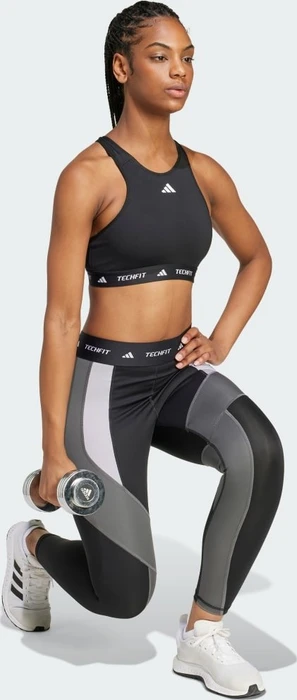 adidas TECHFIT Colorblock Hose 7/8 black/grey five (Damen)