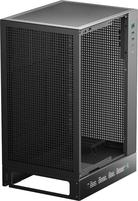DeepCool CH170 DIGITAL, schwarz, Mini-ITX