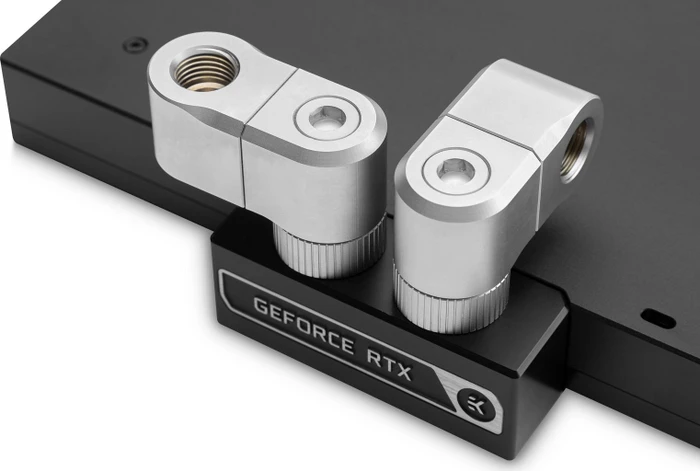 EK Water Blocks Quantum Line EK-Quantum Torque Rotary Offset 28, G1/4", 28mm Versatz, Satin Titanium