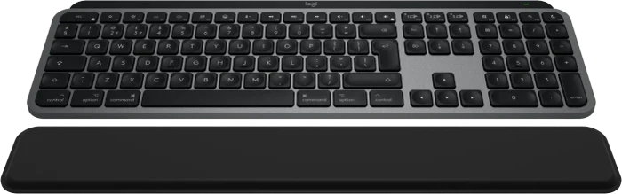 Logitech MX Keys S Combo for Mac, Space Gray, schwarz/grau, Logi Bolt, USB/Bluetooth, UK