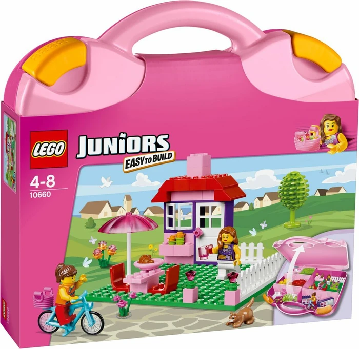 LEGO Steine & Co. - Pinkfarbener Koffer
