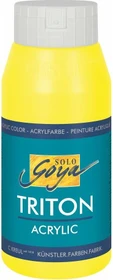 Kreul Solo Goya Triton Acrylic Acrylfarbe, zitron, 750ml
