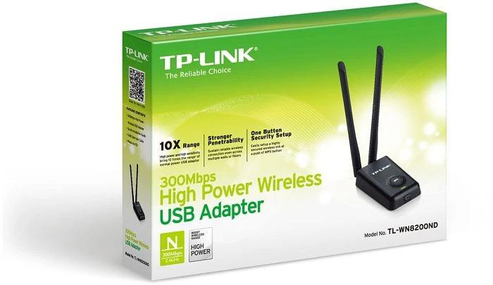 TP-Link N300 High Power, 2.4GHz WLAN, USB 2.0 Mini-B [Buchse]