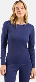 Odlo Active X-Warm Baselayer Funktionsshirt langarm skipper blue (Damen)