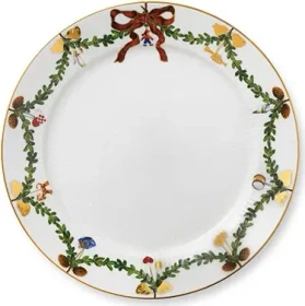 Royal Copenhagen Star Fluted Christmas Teller flach 27cm