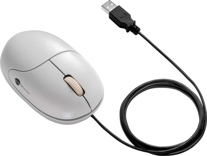 Nager IT Die Faire Maus grau, kabelgebunden, 2.1m, USB