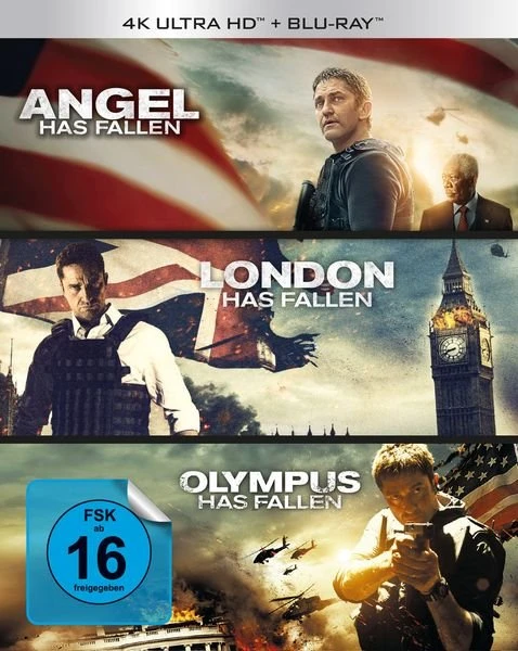 Olympus Has Fallen/London Has Fallen/Angel Has Fallen (4K Ultra HD)