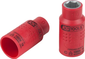 KS Tools Außensechskant Steckschlüssel isoliert 3/8", 6x48mm