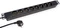 Value 19" Aluminium Steckdosenleiste, 1HE, 8-fach, 250V, schwarz, 2.8m Vorschaubild