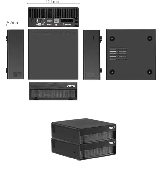MSI EdgeXpert (DGX Spark), EDGEXPERT-32SEU-BGB104TG5, GB10 Grace Blackwell, 128GB RAM, 4TB SSD