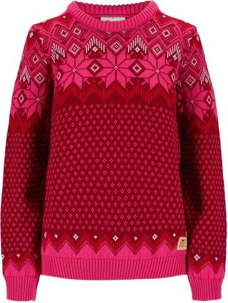 Dale of Norway Vilja Strickpullover red rose/allium/raspberry (Damen)