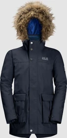 Jack Wolfskin Boys Elk Island 3in1 Funktionsmantel night blue (Junior)
