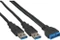 InLine extern/intern USB 3.0-Konverter Kabel, 0.4m Vorschaubild