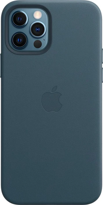 Apple Leder Case mit MagSafe für iPhone 12/12 Pro baltischblau