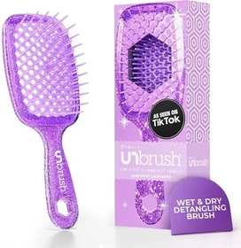 UNbrush Detangling Brush amethyst lavender