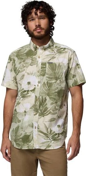Columbia Rapid Rivers Hemd kurzarm safari/flowerblur (Herren)