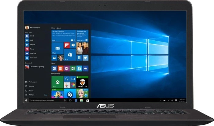 ASUS F756UX-T4123T, braun, Core i7-7500U, 16GB RAM, 128GB SSD, 1TB HDD, GeForce GTX 950M, DE