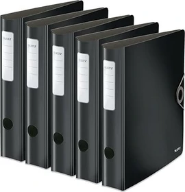 Leitz Qualitäts Ordner 2-Ring 180° Active Solid, 65mm, A4, schwarz