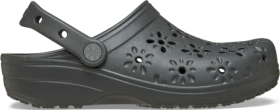 Crocs Classic Floral Cut-Out black sand