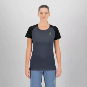 Karpos Cimonega Funktionsshirt kurzarm ombre blue/vulcan (Damen)