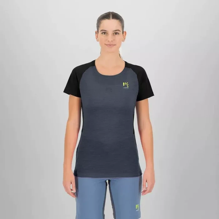 Karpos Cimonega Funktionsshirt kurzarm ombre blue/vulcan (Damen)