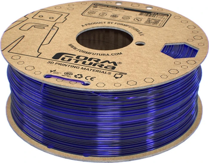 Formfutura EasyFil ePETG, Transparent Blue, Spule, 1.75mm, 1.00kg