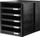 HAN Schrank-Set Schubladenbox, 5 Schubladen, A4, schwarz (1401-13)