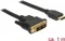 DeLOCK HDMI/DVI-D Adapterkabel, 1m Vorschaubild