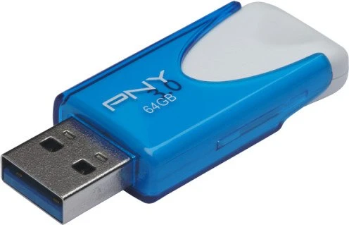 PNY Attaché 4 3.0 64GB, USB-A, USB 3.2 Gen 1×1