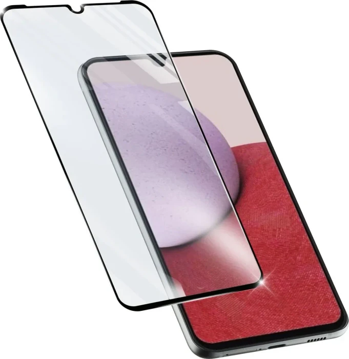 Cellularline Impact Glass Capsule für Samsung Galaxy A14/A14 5G schwarz