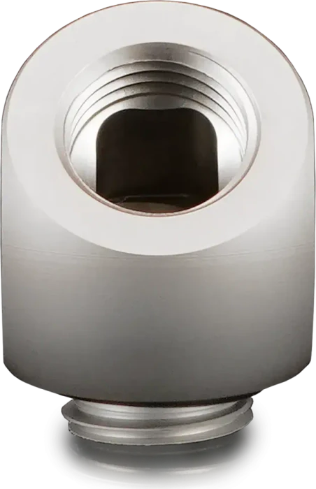 Thermal Grizzly DeltaMate Rotary 45°-Verbinder G1/4", matt nickel