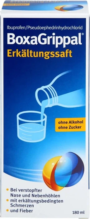 BoxaGrippal Erkältungssaft, 180ml