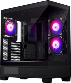 Phanteks XT View Black, schwarz, Glasfenster