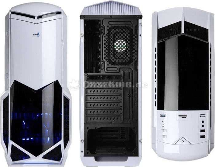AeroCool Battlehawk V2 weiß, Acrylfenster