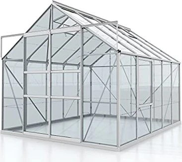 Vitavia Meridian 2 8300 ESG 3mm Gewächshaus alu