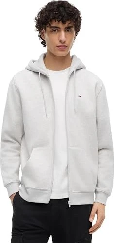 Tommy Hilfiger Zip Fleece Hoodie silver grey heather (Herren)