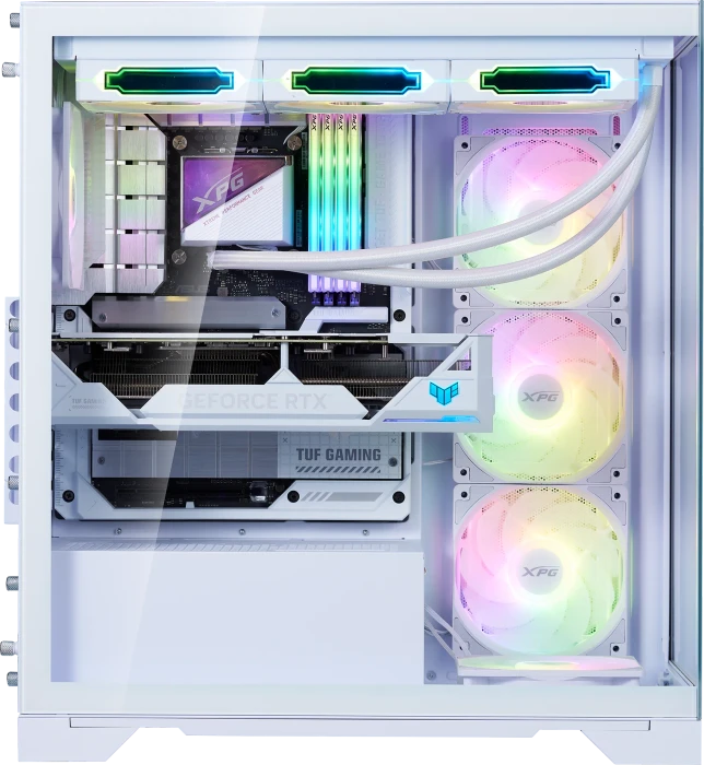 ADATA XPG Invader X BTF, weiß, Glasfenster