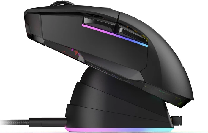 Sharkoon Skiller SGM50W mit Ladestation, schwarz, USB