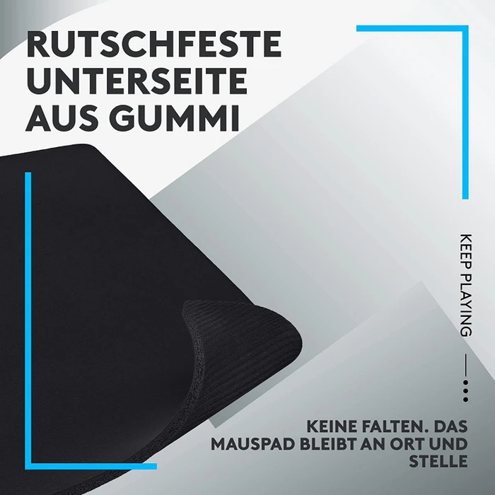 Logitech G740 Large Thick Gaming Mouse Pad, 400x460mm, schwarz