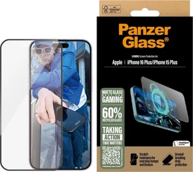 PanzerGlass Gaming Screen Protector Ultra-Wide Fit für Apple iPhone 16 Plus