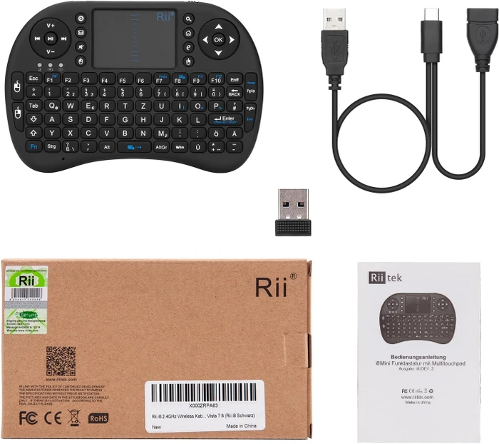 Riitek Rii i8 Mini (Rev 1.2), USB, DE