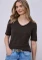 Street One Basic Palmira T-Shirt kurzarm espresso brown (Damen) Vorschaubild