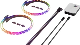Hyte LS30 qRGB Light Strips, LED-Controller, 2x RGB-LED-Streifen