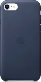 Apple Leder Case für iPhone SE (2020) mitternachtsblau