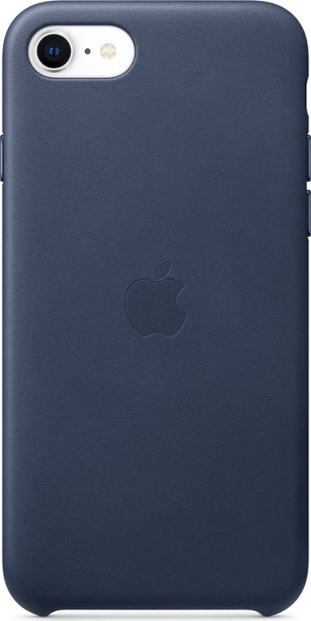 Apple Leder Case für iPhone SE (2020) mitternachtsblau